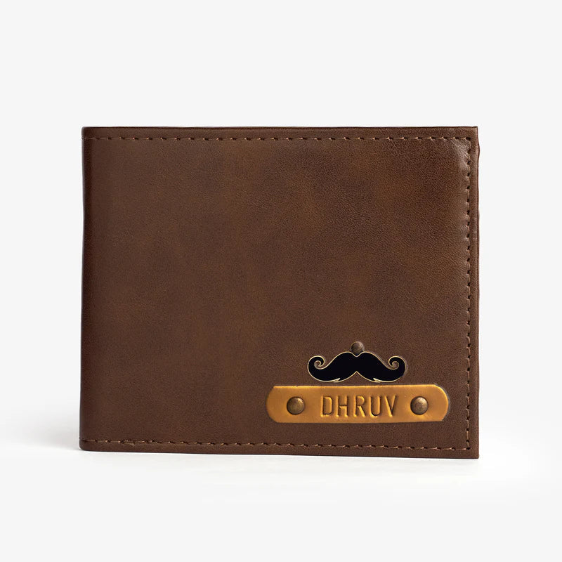 Personalised Mens Wallet with Charm