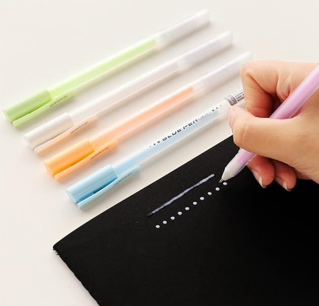 Color Glue Pen | Liquid Glue Pens for School Projects, Scrapbooking, DIY Crafts, Art & Card Making