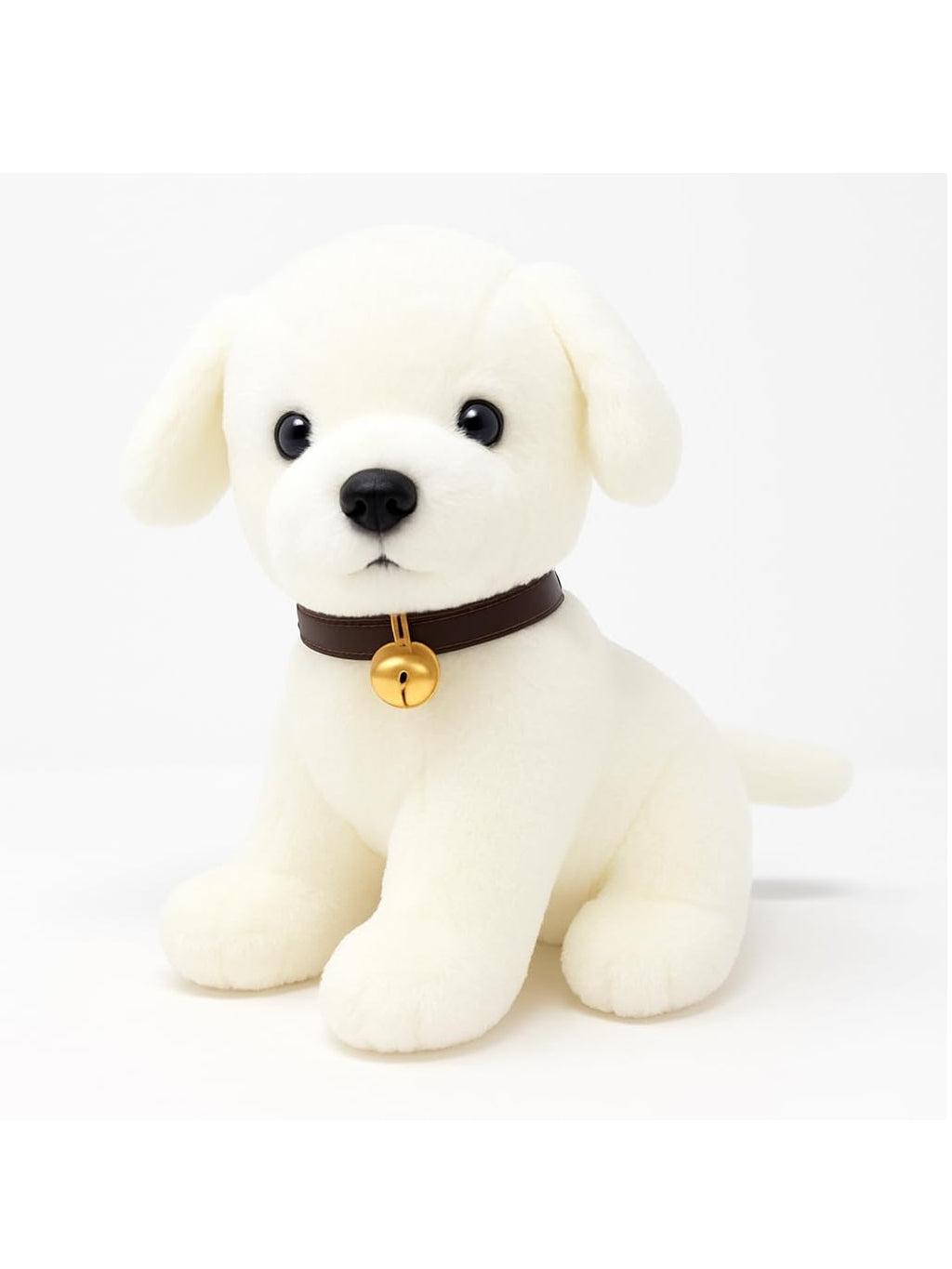 Babique Dog Plush Soft Toy Cute Kids Animal Home Decor Boys/Girls/Baby (25 cm, White)