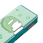 Multifunctional Cute School Pencil Box for Girls, Dinosaur Compass Box for Boys, Aesthetic Stationary Items for Kids, Magnetic Pencil Box