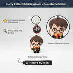 Harry Potter Cute 3D Silicon Cartoon Keychain - Cute Design Key Holder for Bags, Backpacks, and Keys