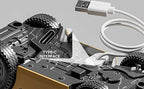 Mini RC Forklift  Construction Vehicle | 1:64 Scale Die-Cast Metal Body | Remote Control Engineering Toy Vehicle for Kids