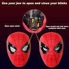 Spiderman Mask Costume – Full Face Stretchable Cosplay with Breathable Mesh Eyes | Halloween, Birthday Party, Fancy Dress & Role Play Costume for Boys & Girls