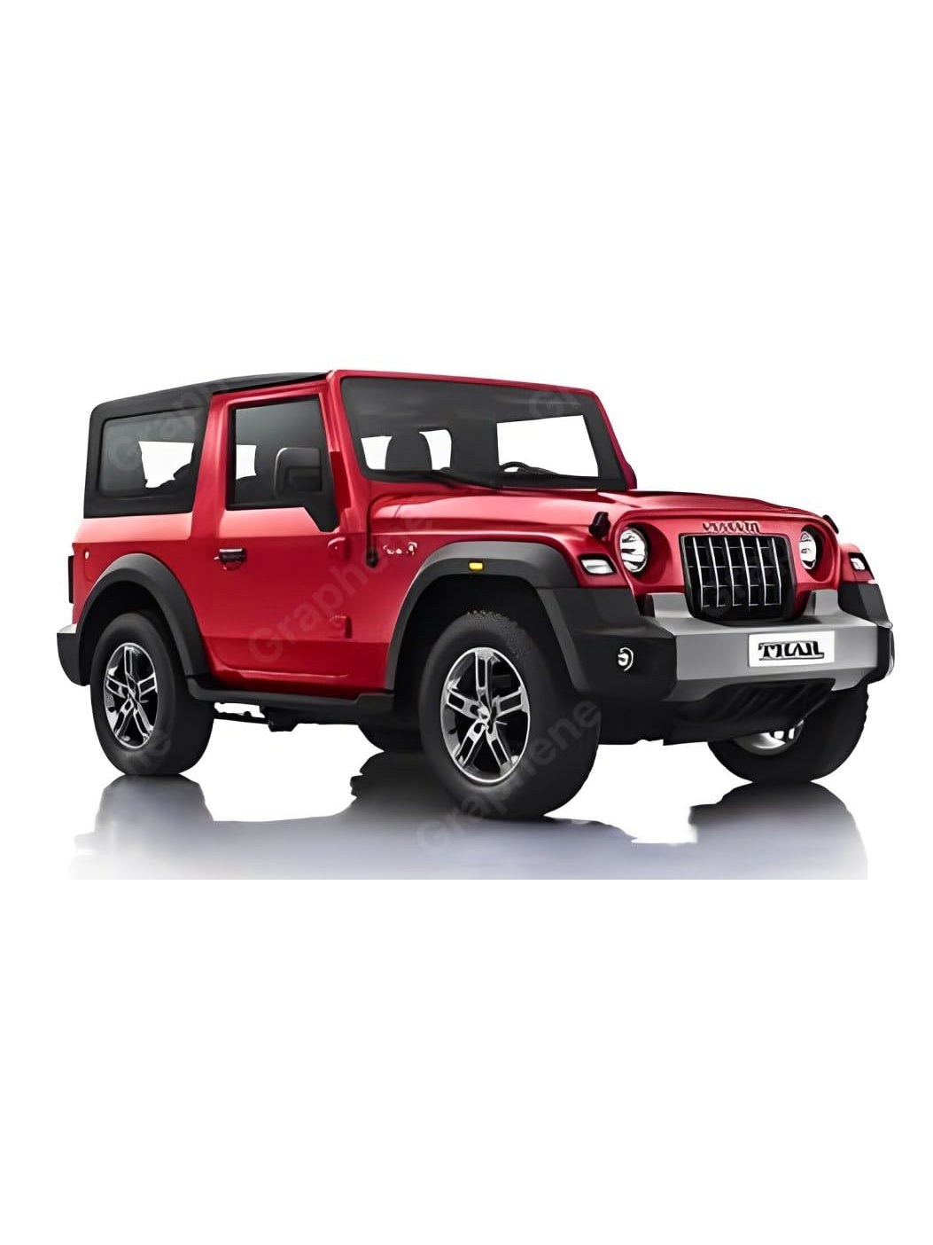 Thar 1:32 Scale Die-Cast Metal Toy| Pull Back Action Openable Doors 4x4 Premium Car Toy Light Music for Kids| Realistic Miniature Model Best Gift For Boys