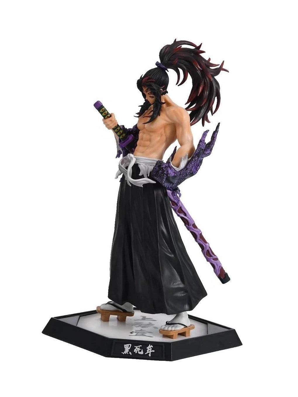 Demon Slayer Anime Character Action Figure, Red Battle Form, 29 cm Height, Collectible Statue