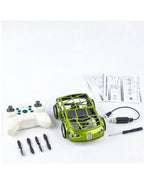 Flying Falcon RC Car 2-in-1 Air & Ground Racer | One-Click Takeoff Landing, Cool LED Lights, 360° Drift Stunt Vehicle Toy