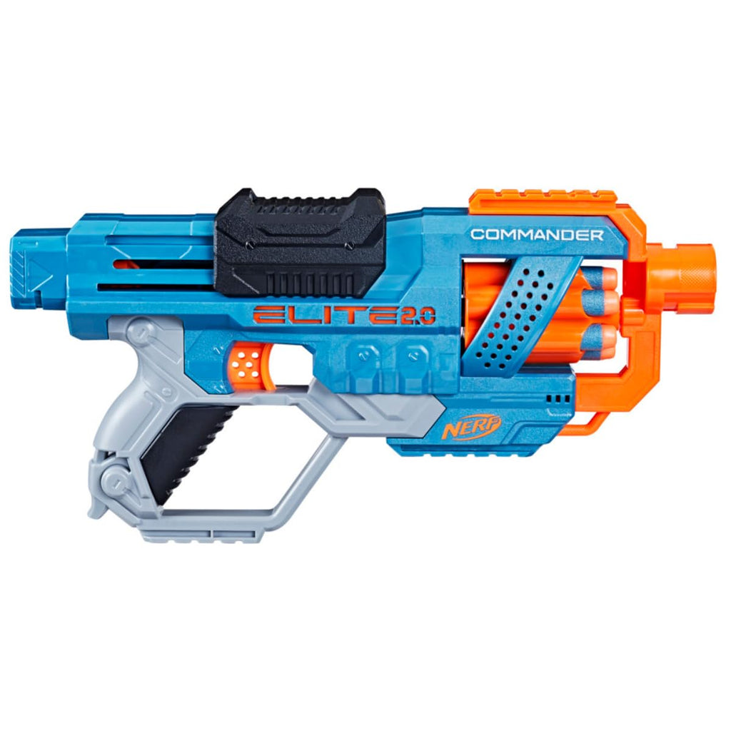 Nerf Elite 2.0 Commander Rd-6 Blaster, 12 Darts, 6-Dart Rotating Drum, Best Toys Gift for Kids, Teens & Adults