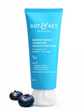 DOT & KEY Barrier Repair + Hydrating Gentle Face Wash With Probiotic | Ceremide Face Wash | For Dry Skin,Normal Skin & Sensitive Skin | Gently Cleanses Skin From Dirt & Oil For Unisex,100Ml