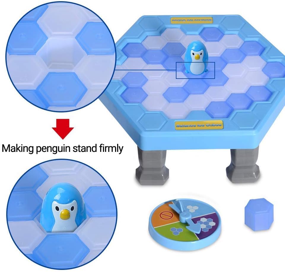 Ice-Block Breaking Penguin Trap Game | Tabletop Board Game for Kids, Boys & Girls | Parent-Child Intelligence Toy