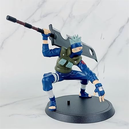 Naruto Set of 4 - K Action Figure Limited Edition for Car Dashboard, Decoration, Cake, Office Desk & Study Table (20cm)(Pack of 4)