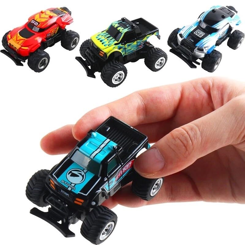 1:58 Off-Road Remote Control Mini RC Car 4CH Electric Drift Truck Vehicle Model 4WD Crawler Climbing Truck for Boys and Girls, RTR(Mix Color As Stock)