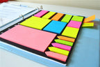 Sticky Notes – 375 Sheets Sticky Pad, Stick Notes for Study, Stationary Items, Self-Adhesive Memo Pad Sticky Notes Bookmark Point It Marker Memo Sticker