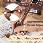 Set of 5 Coffee Theme Gel Pens for Writing, 0.5mm Black Ink Aesthetic Pen with Soft Grip, Cute Kawaii Stationery for Girls & Boys, School Office Use, Return Gift for Kids