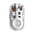 Portronics Toad 8 Transparent Wireless Bluetooth Mouse with Dual Wireless (BT + 2.4 GHz),  Noise-Free Clicking,  Multi-Device Pair