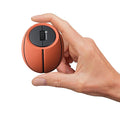 Portronics ToadPlay Basketball Mini Wireless Bluetooth Mouse with Dual Wireless Connectivity (BT + 2.4 GHz), Rechargeable Battery, Noise-Free Clicking, Multi-Device Pair, Adjust Sensitivity (Brown)