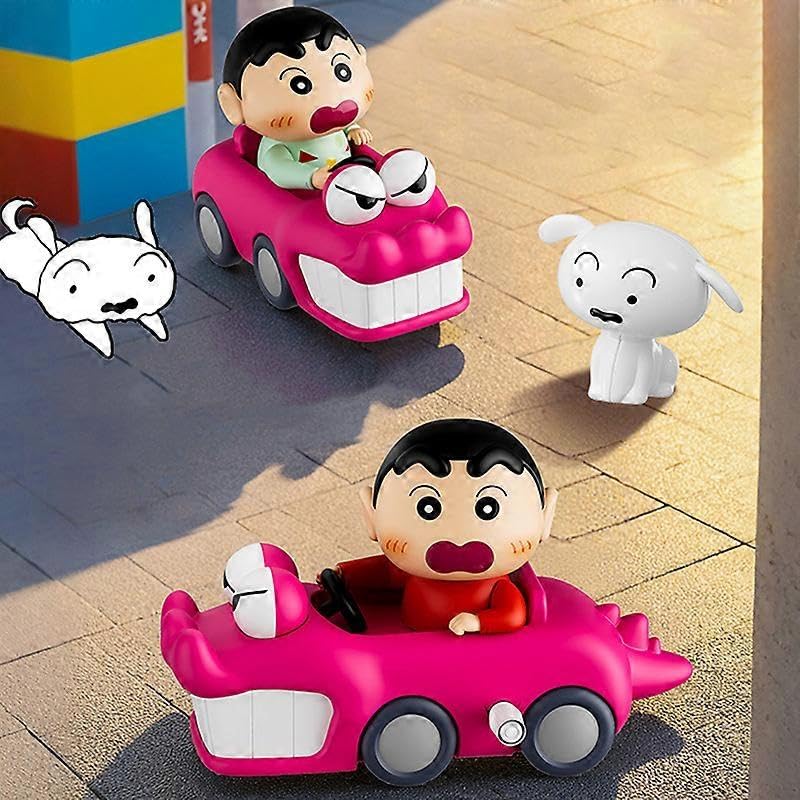 Shinchan Cartoon Toy Car for Kids, Multicolor