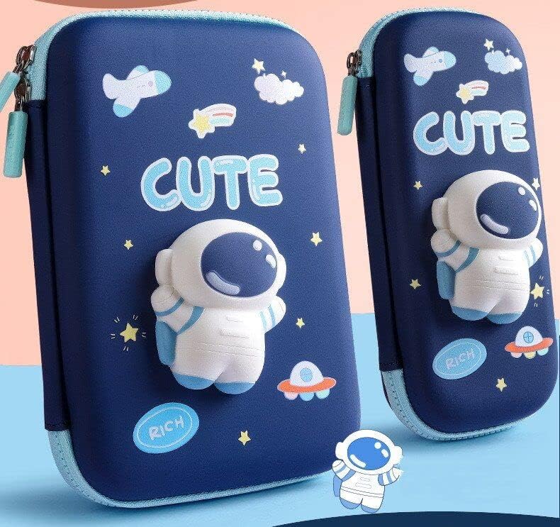 3D Eva with Cute Squishy Astronaut Pencil Case for Boy.