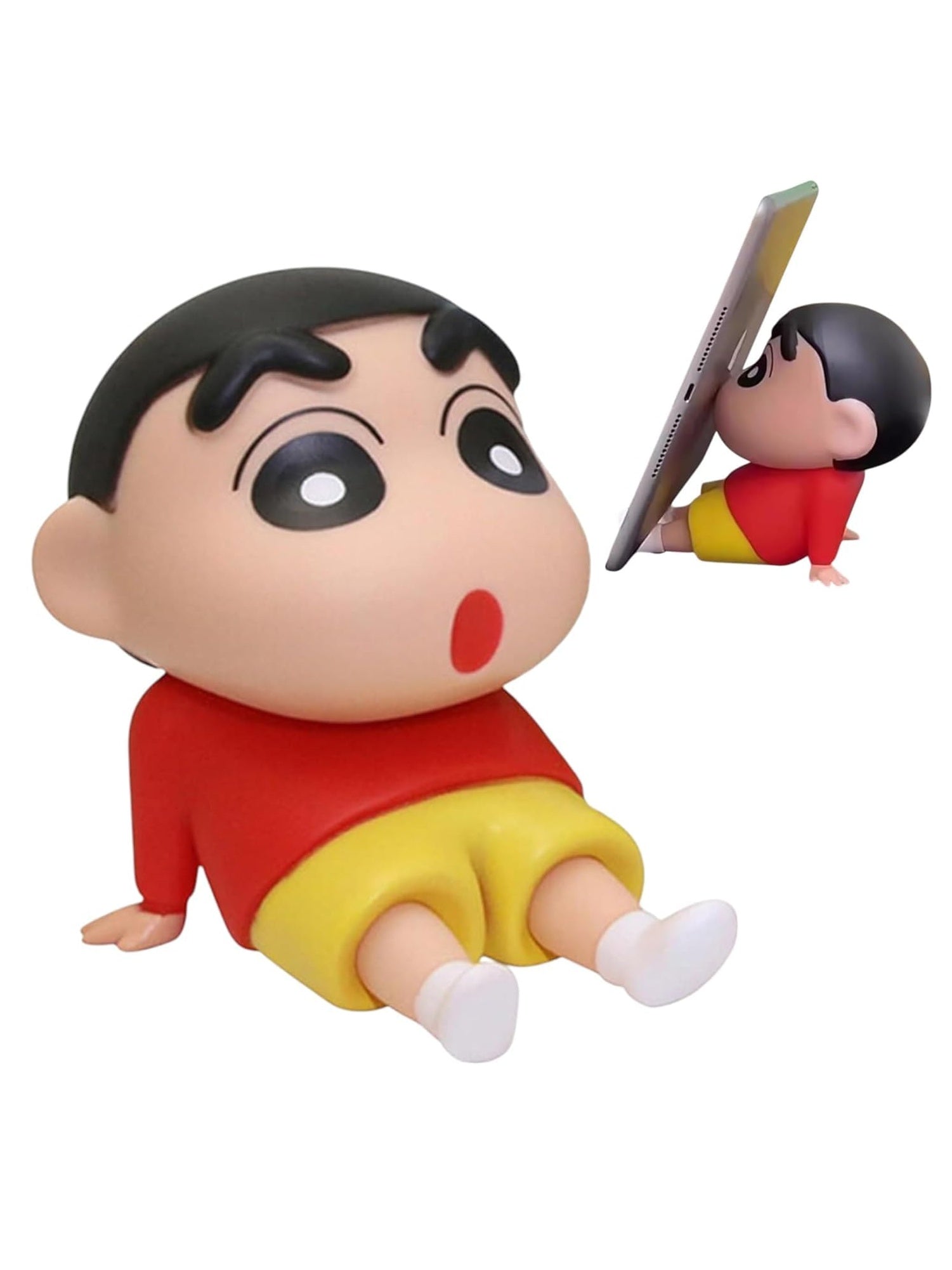 ShinChan Action Figure Mobile Holder for Phones| Cartoon Toy for Boys & Girls | Red