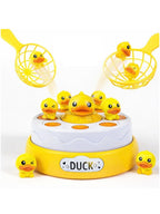 Bouncing Duck Catch Game with Music – Interactive Jumping Duck Toy Rotating Board Catch & Toss Game for Kids & Family, Fun Developmental Toy| Age 3+