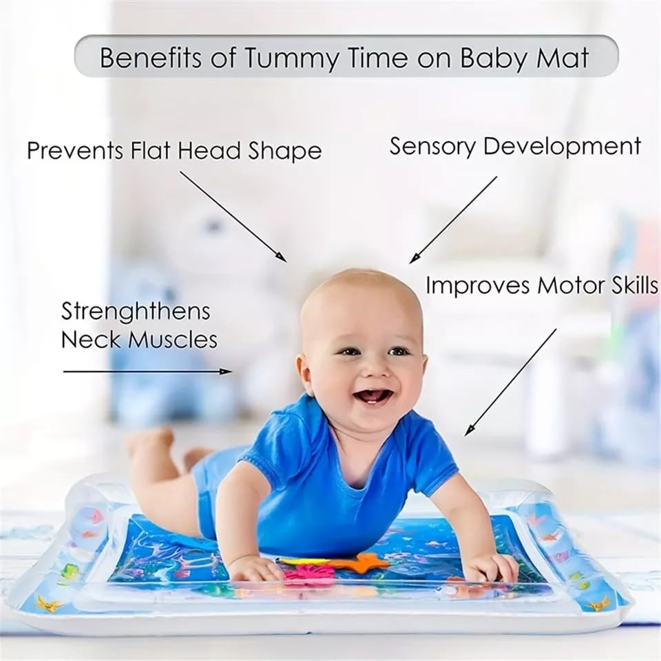 Water Mat for Babies | Sensory Play Gym for 6-12 Months  | Water-Filled Activity Mat | Baby Gifts