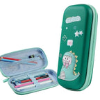 Dinosaur Cartoon Theme 3D EVA Pencil Case - Multipurpose Zipper Pouch for Kids