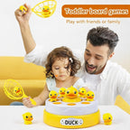 Bouncing Duck Catch Game with Music – Interactive Jumping Duck Toy Rotating Board Catch & Toss Game for Kids & Family, Fun Developmental Toy| Age 3+