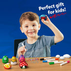 Skillmatics Rock Painting Kit - Mess-Free Art & Craft Activity for Girls & Boys,  DIY Creative Activity, Gifts for Kids Ages 4-12, Multicoloured