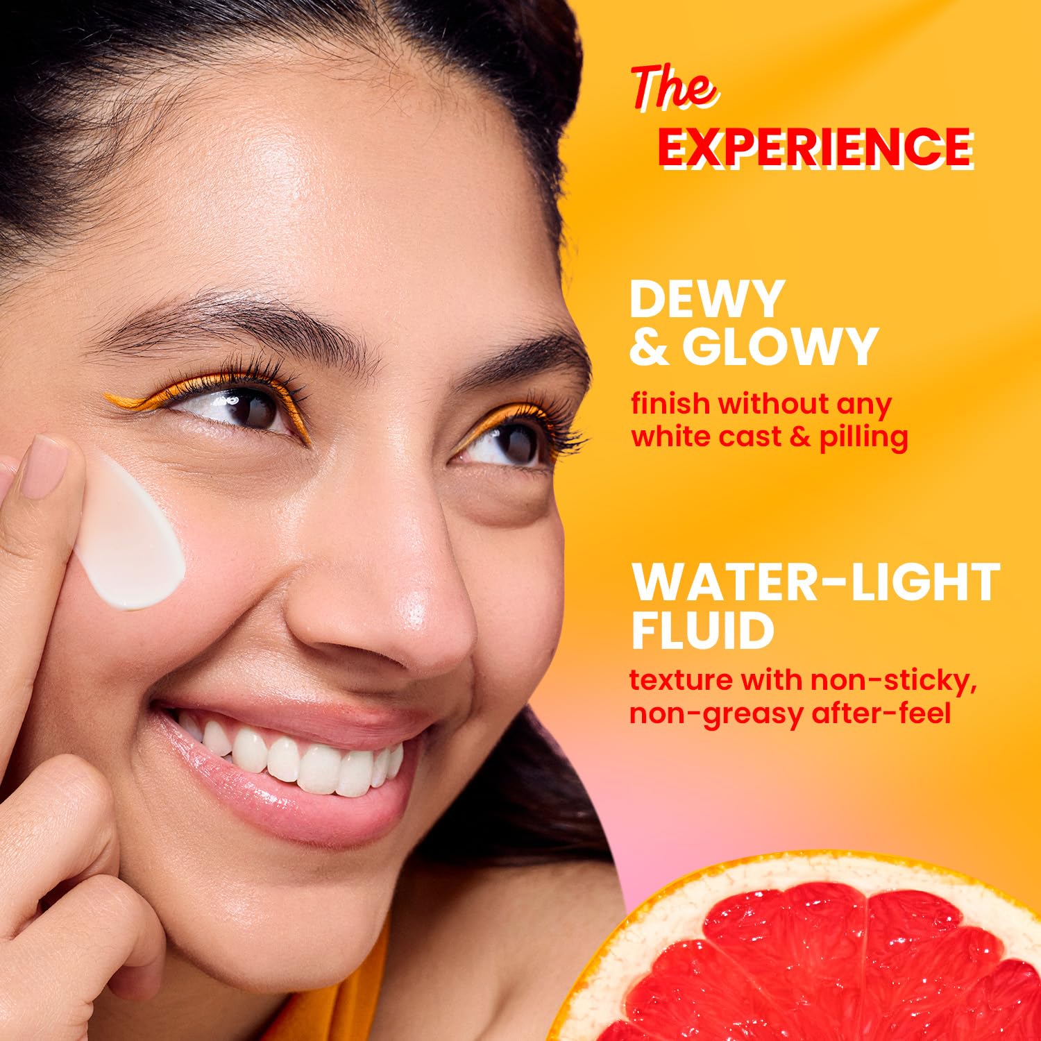 DOT & KEY Vitamin C + E Super Bright Sunscreen Spf 50 In-Vivo Tested | Water-Light,UVA/UVB & Blue Light Protection|For Even Toned & Glowing Skin|With Liquid Spf 50+++| No White Cast | For All Skin Types| 50G,Pack Of 1