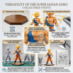Anime Action Figure 17 cm Superhero Collectible Figure for Car Dashboard, Home Decoration & Gifting | Dragon Ball Z Style Character Statue for Anime Lovers (Goku VI)