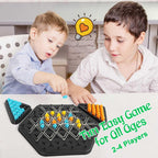 Chain Triangle Chess Game | Triggle Rubber Band Strategy Board Game for Family & Kids, 2–4 Players| 6+