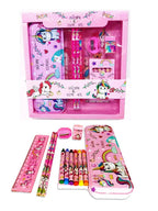 Unicorn Stationary Kit for Girls Pencil Pen Book Eraser Sharpener - Stationary Kit Set for Girls/Birthday Gift (Unicorn 12 Pcs), Pink