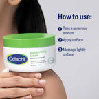 Cetaphil Moisturising Cream for Face & Body,Dry to Normal skin, 250 gm, Paraben & Sulphate free, Niacinamide &Vitamin B5