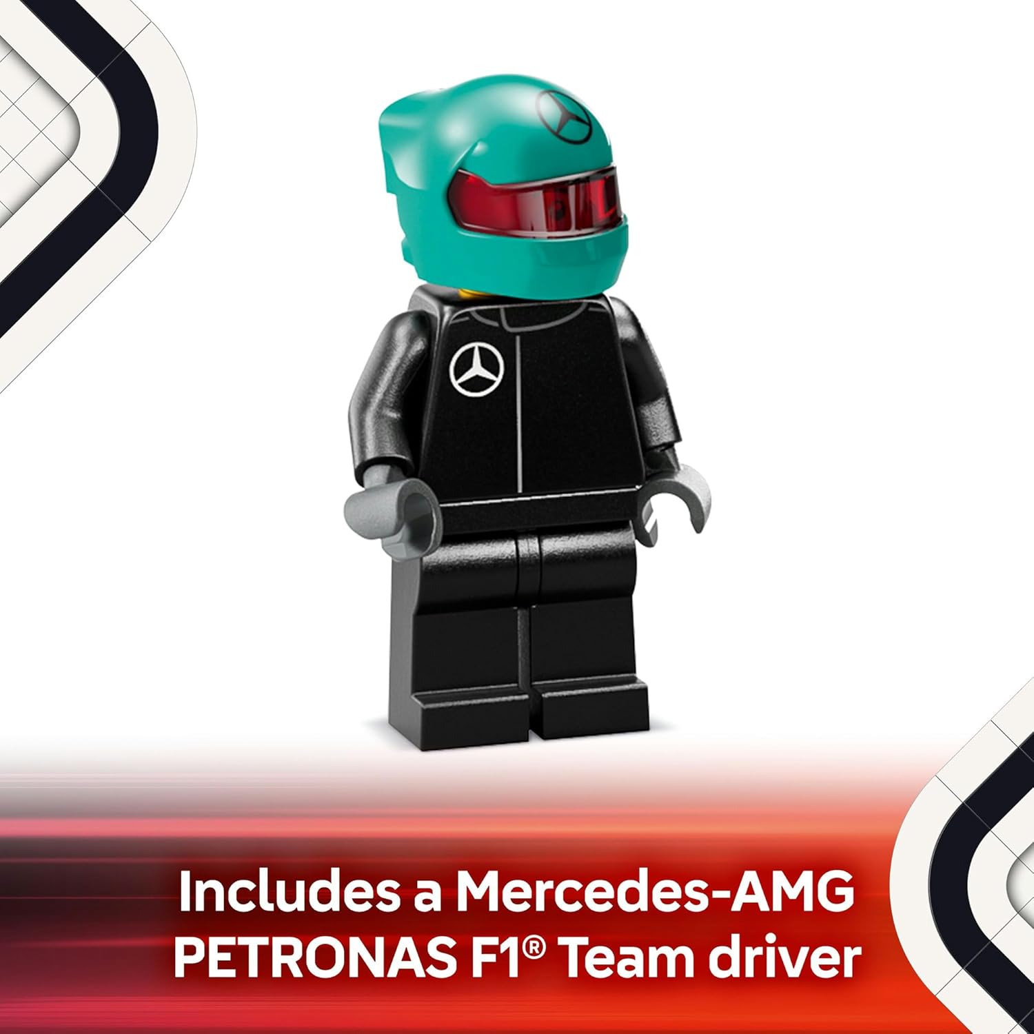 LEGO Speed Champions Mercedes-AMG F1 Race Car Toy Vehicle 77244 Building Blocks Toys for 10+| Gift for Boys and Girls
