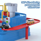 Car Race Track Adventure Toys for 3+ Year Old Boys & Girls, City Rescue Preschool Educational Vehicle Puzzle Playset