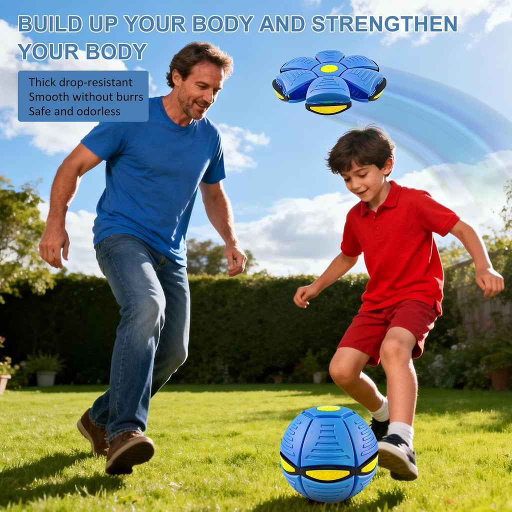 Magic Bouncing Ball Pop Up Balls – Light Up Magic Ball Toy Indoor Outdoor Play – Transforming Toy for Parent-Child Interaction