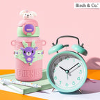 TEDDY Water Bottle - Waterbottle for Girls and Boys, Stainless Steel, Spill-Proof, BPA-Free, Pink