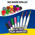 Skillmatics Rock Painting Kit - Mess-Free Art & Craft Activity for Girls & Boys,  DIY Creative Activity, Gifts for Kids Ages 4-12, Multicoloured