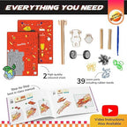 Smartivity DIY Speed CAR Toy for Kids Ages 6-12 | F1- Racing Car with Launcher | Fun Birthday Gift for Boys and Girls