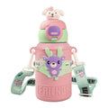 TEDDY Water Bottle - Waterbottle for Girls and Boys, Stainless Steel, Spill-Proof, BPA-Free, Pink