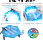 Ice-Block Breaking Penguin Trap Game | Tabletop Board Game for Kids, Boys & Girls | Parent-Child Intelligence Toy
