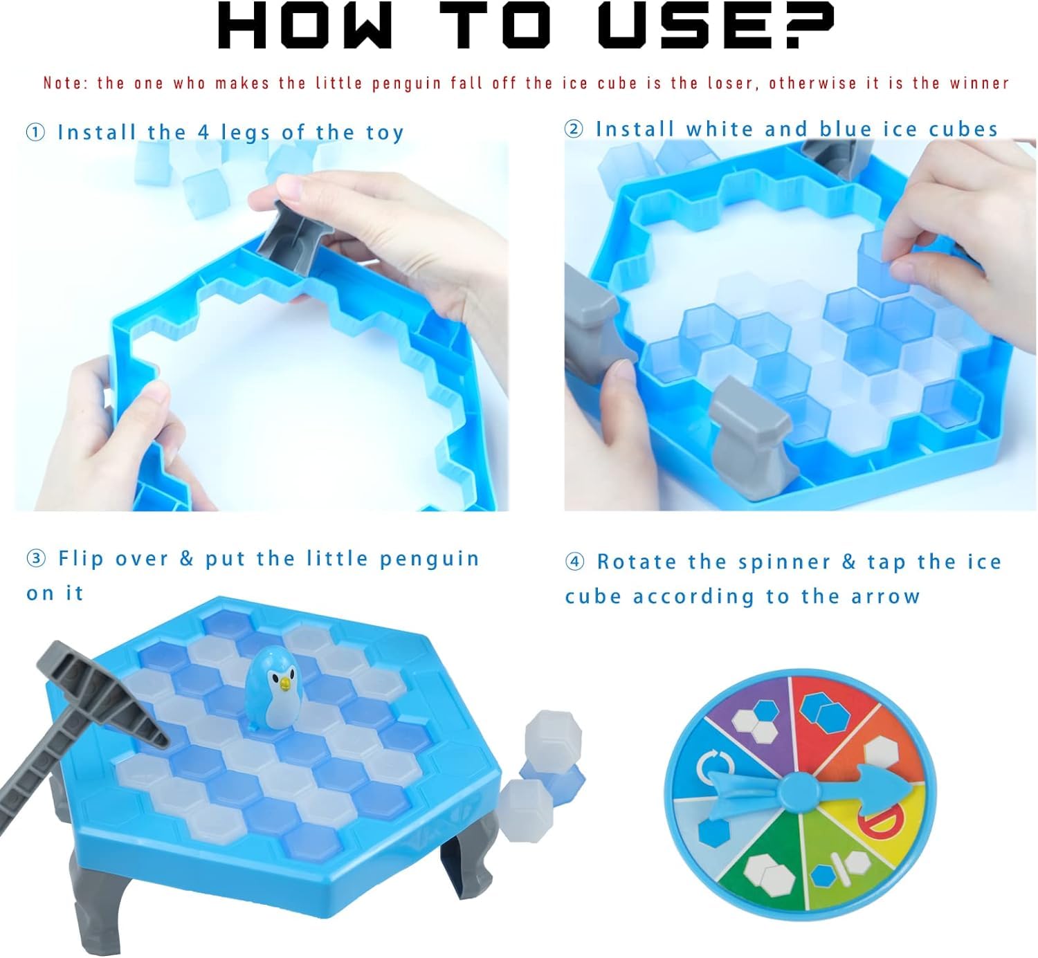 Ice-Block Breaking Penguin Trap Game | Tabletop Board Game for Kids, Boys & Girls | Parent-Child Intelligence Toy