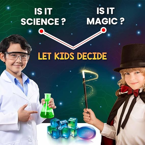 Smartivity Glow Magic Science Kit for Kids Ages 6-12 Years | 20 Amazing Glow in The Dark Science Experiments
