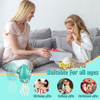 Electric Dancing Octopus Baby Toy, Automatic Evasion Octopus Toy with Led Light and Music, Interactive Entertainment for Baby Sensory Development Birthday Gifts (Green)