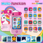 My First Smart Phone| Mini Toy Mobile for Kids Age 3+| Adorable, Educational & Fun | with Rotating Camera & Strong Battery| Perfect for  Girls (Unicorn)