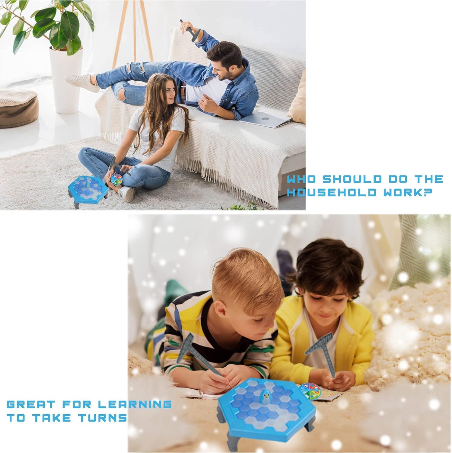 Ice-Block Breaking Penguin Trap Game | Tabletop Board Game for Kids, Boys & Girls | Parent-Child Intelligence Toy