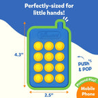 Skillmatics Push & Pop for Kids - Sensory & Fidget Toy, Gifts for Infants 9-24 Months.