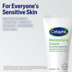 Cetaphil Moisturising Cream 100 g for Dry & Sensitive Skin | Prevents Moisture Loss & Repairs Skin Barrier | Dermatologist Recommended