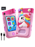 My First Smart Phone| Mini Toy Mobile for Kids Age 3+| Adorable, Educational & Fun | with Rotating Camera & Strong Battery| Perfect for  Girls (Unicorn)