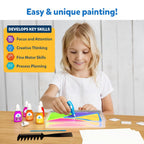 Skillmatics Marbling Magic Paint Kit, Water Marbling Kit for Kids, Art & Craft Kits, Supplies, DIY Creative Activity, Gifts for Kids Ages 6-12 Multicolor