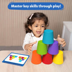 Skillmatics Silicone Rainbow Sorting Board Game - Learning & Educational Toy, Sorting, Counting & Sequencing Skills, Gift for Toddlers & Preschoolers Ages 3-6